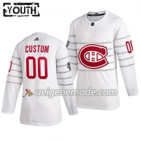 Kinder Montreal Canadiens Trikot Custom Weiß Adidas 2020 NHL All-Star Authentic